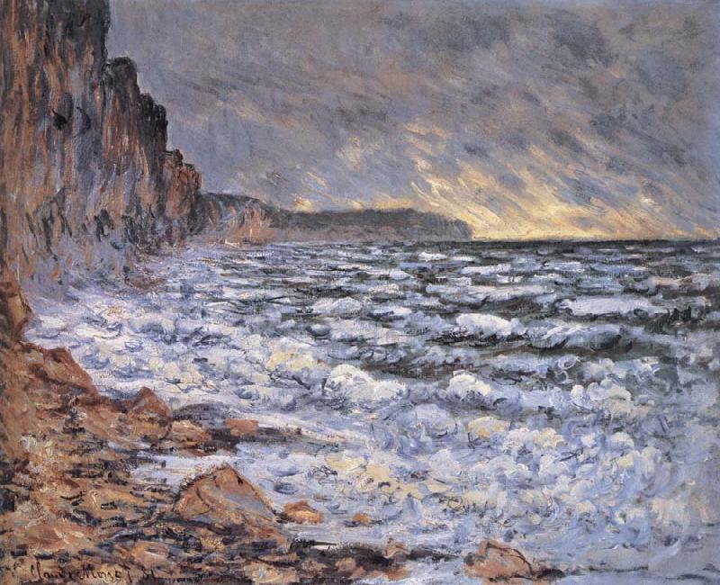 Claude Monet By the Sea at Fecamp oil painting image